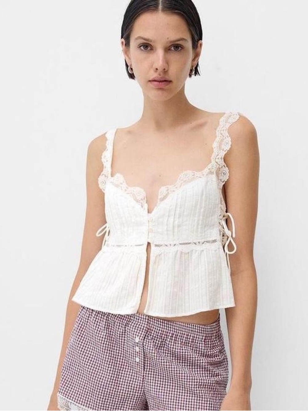 Bershka lace top